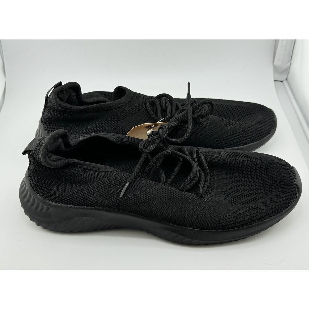 EUC Black‎ Lightweight Sneakers Womens Running Walking Tennis Shoes Comfort